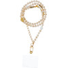 Stone Pendant For The Phone / Cord Length 82cm (41cm In The loop) / On Neck - Orange OEM