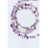 Stone Pendant For The Phone / Cord Length 82cm (41cm In The loop) / On Neck - Purple OEM