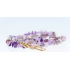 Stone Pendant For The Phone / Cord Length 82cm (41cm In The loop) / On Neck - Purple OEM
