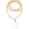 Strap Pendant For The Phone / Cord Length 116cm (58cm In The loop) / On Neck - White OEM