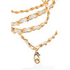 Strap Pendant For The Phone / Cord Length 116cm (58cm In The loop) / On Neck - White OEM