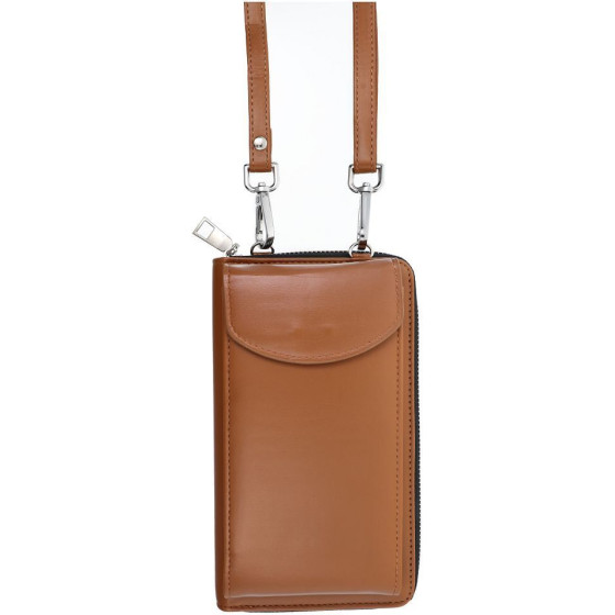 Stylish Bag For Mobile Phone Brown OEM