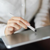 Stylus For Touch Screens Capacitive With Pen Silver OEM