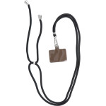 Swing (6mm) Pendant For The Phone With Adjustable Length / Cord Length 165cm (Max 82.5cm In The loop) / On The Shoulder Or Neck - Black OEM