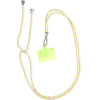 Swing (6mm) Pendant For The Phone With Adjustable Length / Cord Length 165cm (Max 82.5cm In The loop) / On The Shoulder Or Neck - gray-Yellow OEM