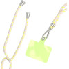 Swing (6mm) Pendant For The Phone With Adjustable Length / Cord Length 165cm (Max 82.5cm In The loop) / On The Shoulder Or Neck - gray-Yellow OEM