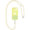 Swing (6mm) Pendant For The Phone With Adjustable Length / Cord Length 165cm (Max 82.5cm In The loop) / On The Shoulder Or Neck - gray-Yellow OEM