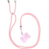 Swing (6mm) Pendant For The Phone With Adjustable Length / Cord Length 165cm (Max 82.5cm In The loop) / On The Shoulder Or Neck - Lite Pink OEM