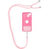 Swing (6mm) Pendant For The Phone With Adjustable Length / Cord Length 165cm (Max 82.5cm In The loop) / On The Shoulder Or Neck - Lite Pink OEM
