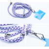 Swing (6mm) Pendant For The Phone With Adjustable Length / Cord Length 165cm (Max 82.5cm In The loop) / On The Shoulder Or Neck - White - Purple OEM