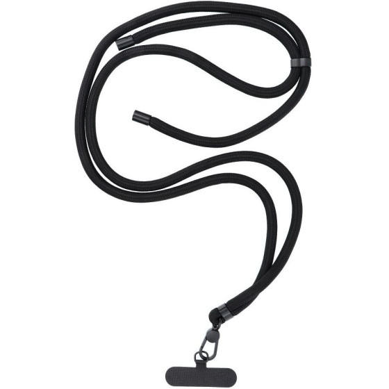 Swing (8mm) Pendant For The Phone With Adjustable Length / Cord Length 165cm (Max 82.5cm In The loop) / On The Shoulder Or Neck - Black OEM