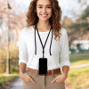 Swing (8mm) Pendant For The Phone With Adjustable Length / Cord Length 165cm (Max 82.5cm In The loop) / On The Shoulder Or Neck - Black OEM