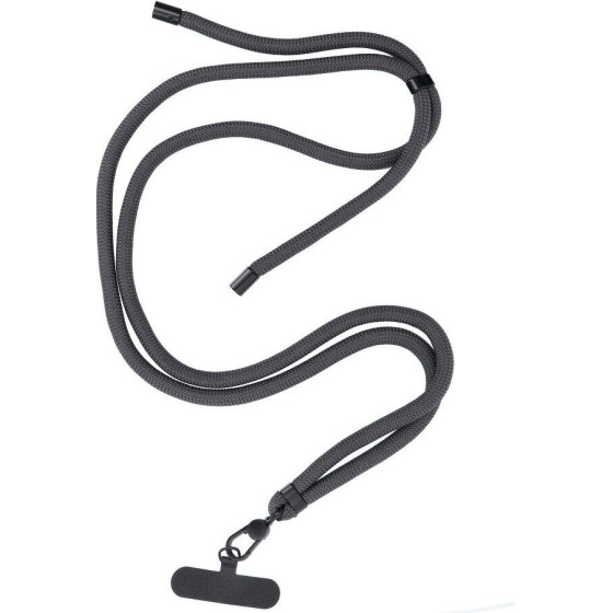 Swing (8mm) Pendant For The Phone With Adjustable Length / Cord Length 165cm (Max 82.5cm In The loop) / On The Shoulder Or Neck - Grey OEM