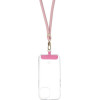 Swing (8mm) Pendant For The Phone With Adjustable Length / Cord Length 165cm (Max 82.5cm In The loop) / On The Shoulder Or Neck - Lite Pink OEM