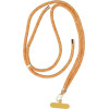 Swing (8mm) Pendant For The Phone With Adjustable Length / Cord Length 165cm (Max 82.5cm In The loop) / On The Shoulder Or Neck - orange-White OEM