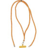 Swing (8mm) Pendant For The Phone With Adjustable Length / Cord Length 165cm (Max 82.5cm In The loop) / On The Shoulder Or Neck - orange-White OEM