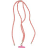 Swing (8mm) Pendant For The Phone With Adjustable Length / Cord Length 165cm (Max 82.5cm In The loop) / On The Shoulder Or Neck - pink-White OEM