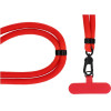 Swing (8mm) Pendant For The Phone With Adjustable Length / Cord Length 165cm (Max 82.5cm In The loop) / On The Shoulder Or Neck - Red OEM
