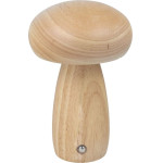 Table Lamp Bedside Mushroom Art Deco Wood Color Mtwthn OEM