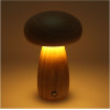 Table Lamp Bedside Mushroom Art Deco Wood Color Mtwthn OEM