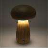 Table Lamp Bedside Mushroom Art Deco Wood Color Mtwthn OEM
