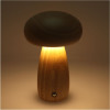 Table Lamp Bedside Mushroom Art Deco Wood Color Mtwthn OEM