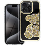 Teddy Bear Case For Iphone 14 Pro Gold OEM