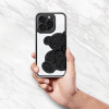 Teddy Bear Case For Iphone 16 Pro Max Black OEM