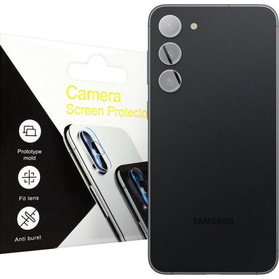 Tempered Glass For Camera Lens Full Cover - For Sam S23/23 Plus OEM