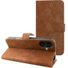 Tender Book Case For Iphone 16 Plus ( 6.7 Brown OEM