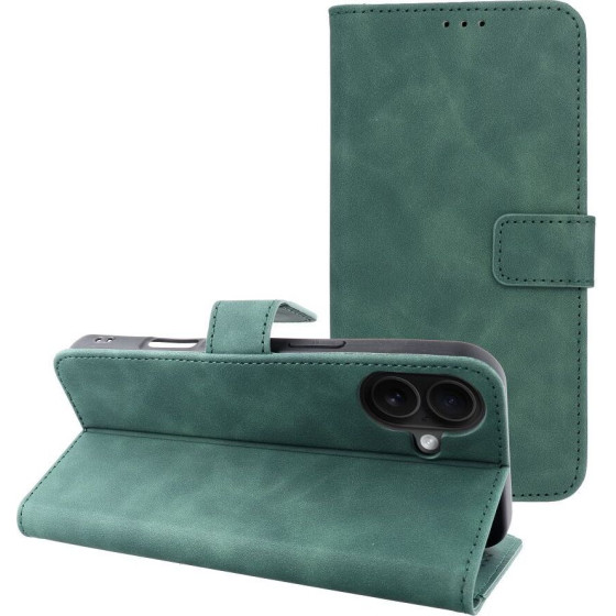Tender Book Case For Iphone 16 Plus ( 6.7 Green OEM