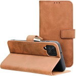 Tender Book Case For Samsung A12 / M12 Brown OEM