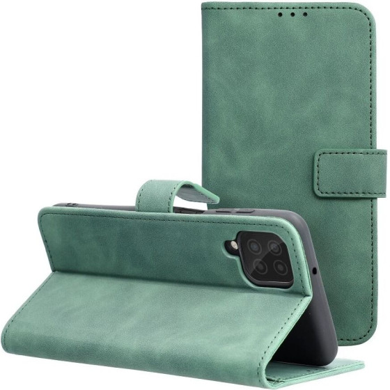 Tender Book Case For Samsung A12 / M12 Green OEM