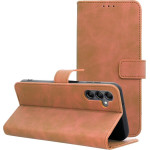 Tender Book Case For Samsung A14 4G / A14 5G Brown OEM