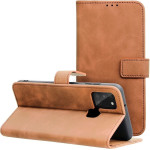 Tender Book Case For Samsung A21s Brown OEM