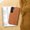 Tender Book Case For Samsung A21s Brown OEM