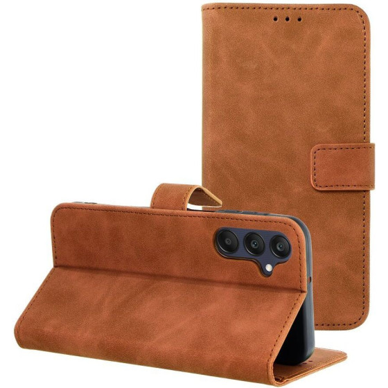 Tender Book Case For Samsung A25 5G Brown OEM