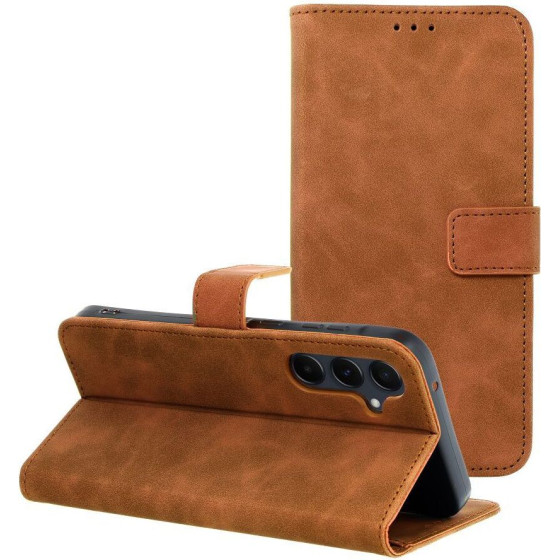 Tender Book Case For Samsung A55 5G Brown OEM