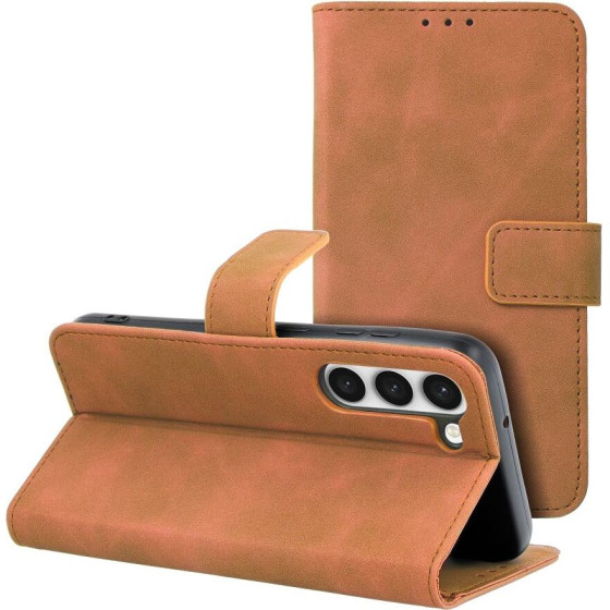 Tender Book Case For Samsung S23 Brown OEM