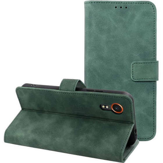 Tender Book Case For Samsung Xcover 7 Green OEM