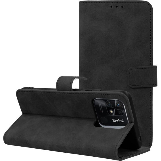 Tender Book Case For Xiaomi Redmi 10C Black OEM