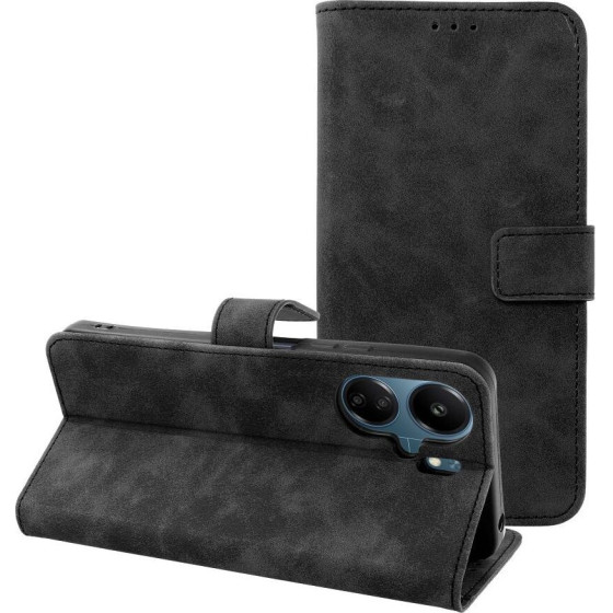 Tender Book Case For Xiaomi Redmi 13C / Poco C65 Black OEM
