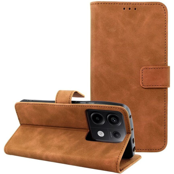 Tender Book Case For Xiaomi Redmi Note 13 Pro 5G Brown OEM