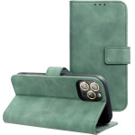 Tender Book Case For Xiaomi Redmi Note 14 5G / 4G (Global - 163,25mm x 76,55mm x 8,16mm) Green OEM