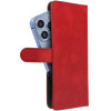 Universal Book Case Common Size L For Iphone 6 Plus / 7 Plus / 8 Plus / Xs Max / 11 Pro Max / Samsung S20 Fe / S21 Fe / S10 Plus / A10 / A32 / A54 / Xiaomi 12 Lite / Huawei P30 Pro Red OEM