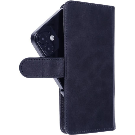 Universal Book Case Common Size M For Samsung S21 / Note / Note 2 / Note 3 / S10 / Huawei P30 Lite / P9 / P9 Lite / Sony Xperia Z3 / Z4 / Z5 Dark Blue OEM