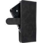 Universal Book Case Common Size S For Iphone 12 / 13 / Samsung S6 / A5 2016 / Xcover 4 / S22 / Huawei P8 2017 Black OEM