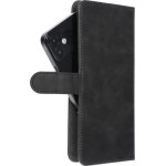 Universal Book Case Common Size Xl For Samsung A12 / A13 4G / A34 5G / A02s / Xiaomi Redmi 12 4G / 12C / Note 12 4G / 12 Pro 5G Oppo A53s / A72 / A92 Black OEM