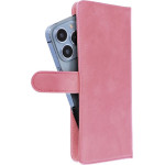 Universal Book Case Common Size Xl For Samsung A12 / A13 4G / A34 5G / A02s / Xiaomi Redmi 12 4G / 12C / Note 12 4G / 12 Pro 5G Oppo A53s / A72 / A92 Pink OEM