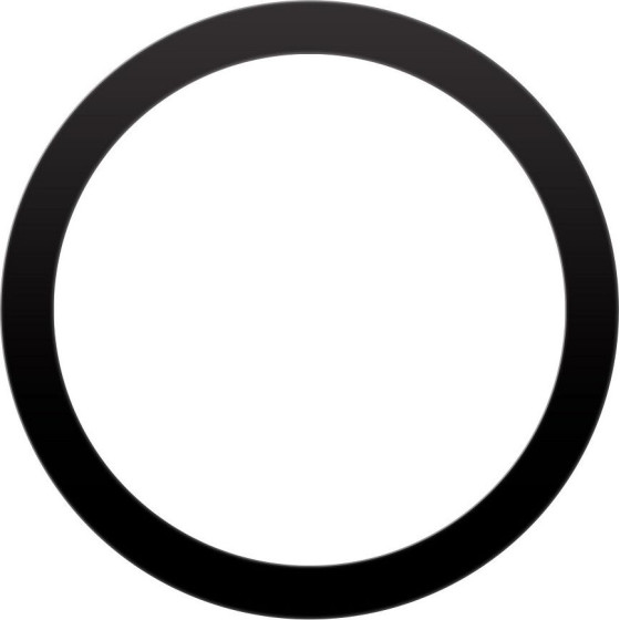 Universal Round Plate / Magnet Ring Compatible With Magsafe Black OEM
